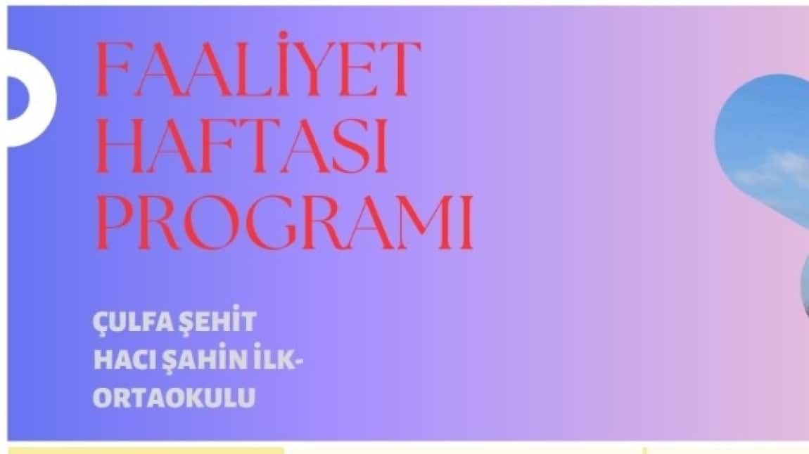 DÖNEM SONU FAALİYET HAFTASI 